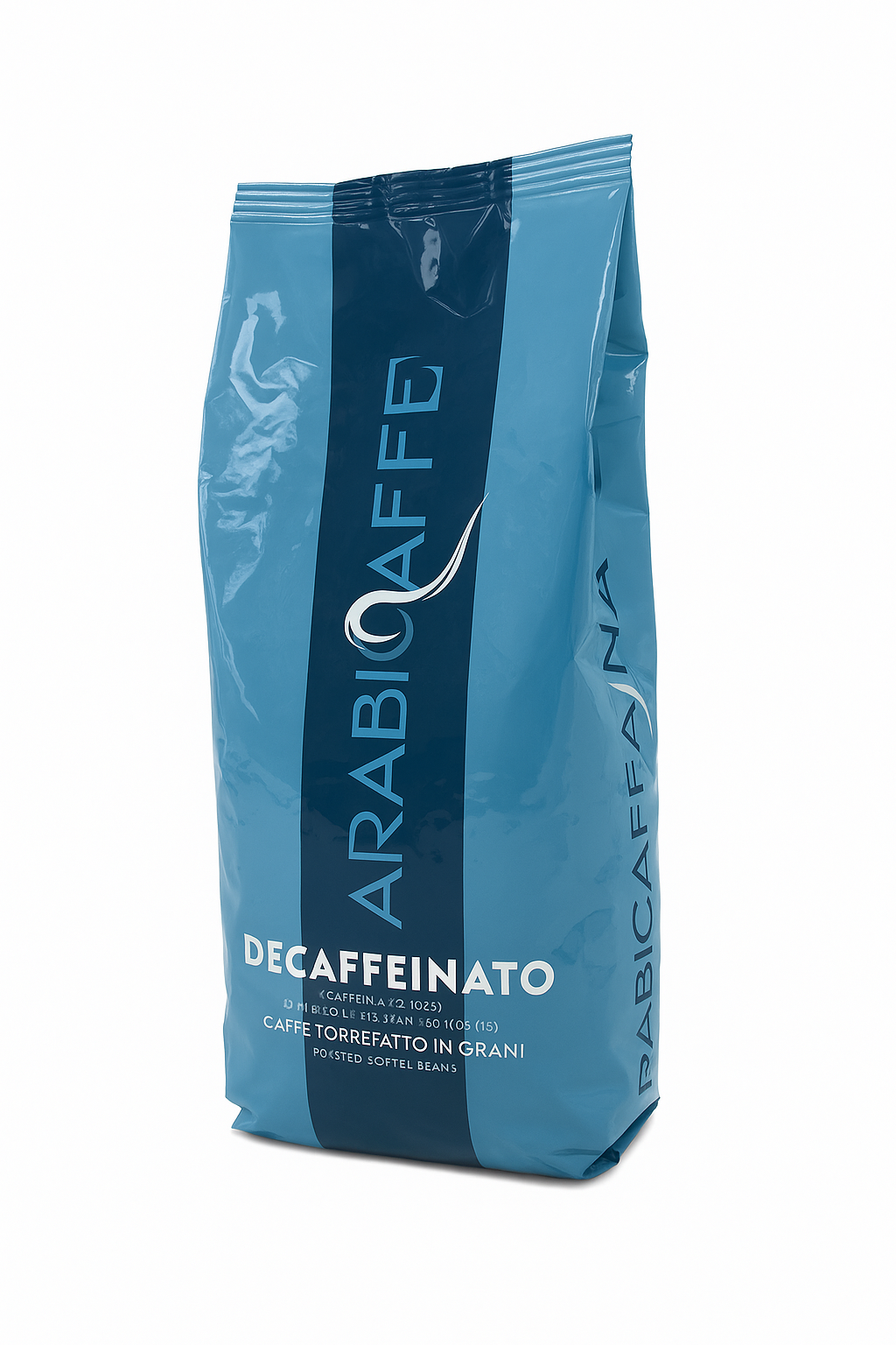 Arabicaffè DECAFFEINATO 1KG – Entkoffeinierter Espresso ganze Bohnen 1 kg