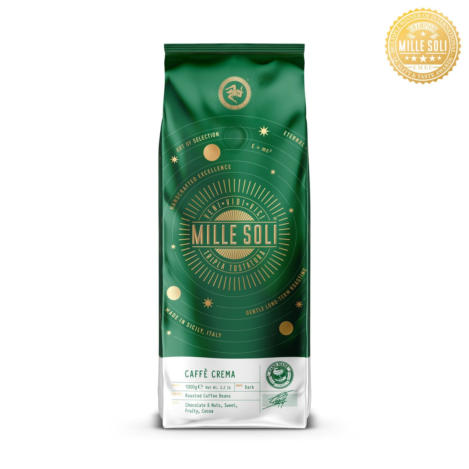 MILLE SOLI - CAFFÈ CREMA - BOHNEN - 1 KG