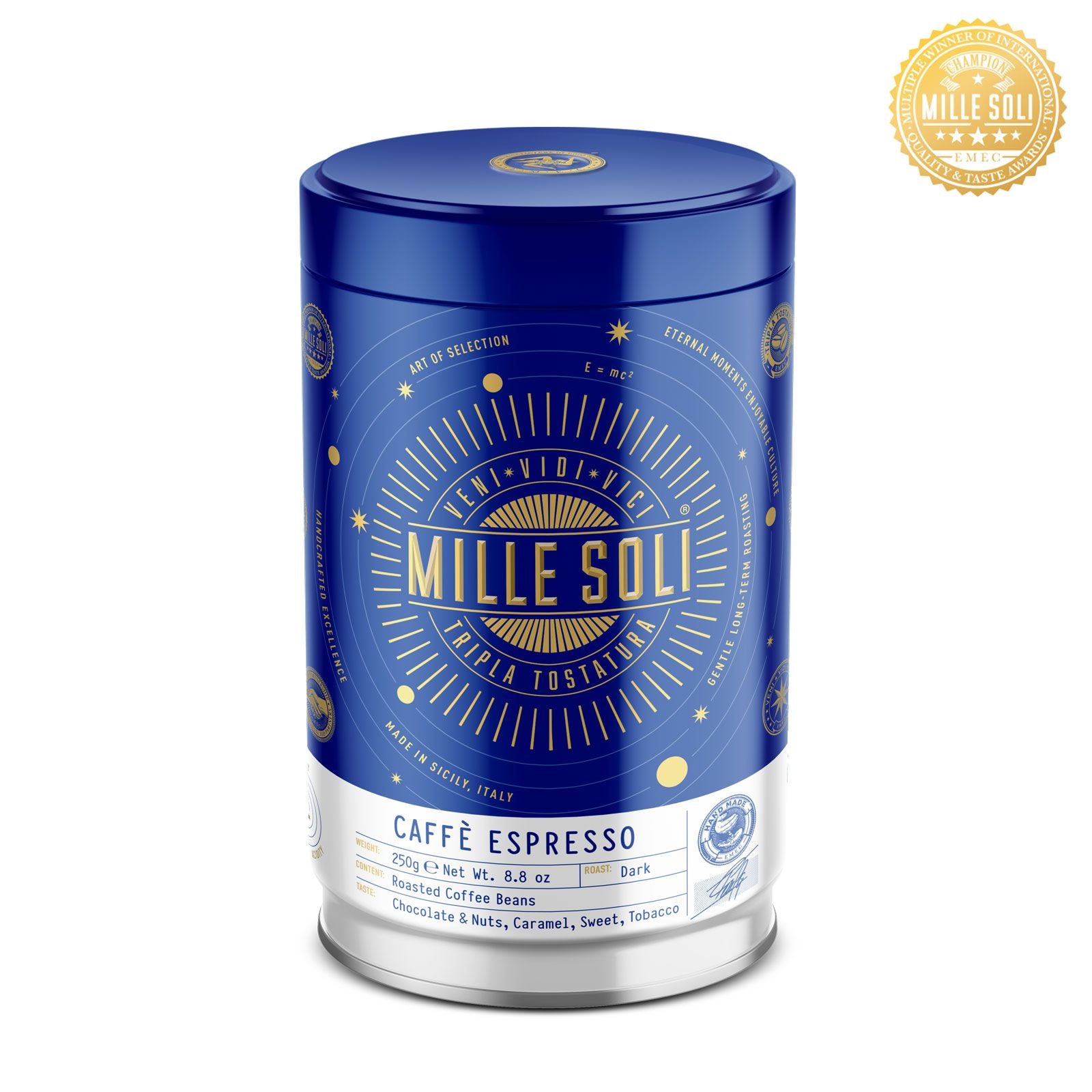 MILLE SOLI - CAFFÈ ESPRESSO - BOHNEN - 0,25 KG - Dose
