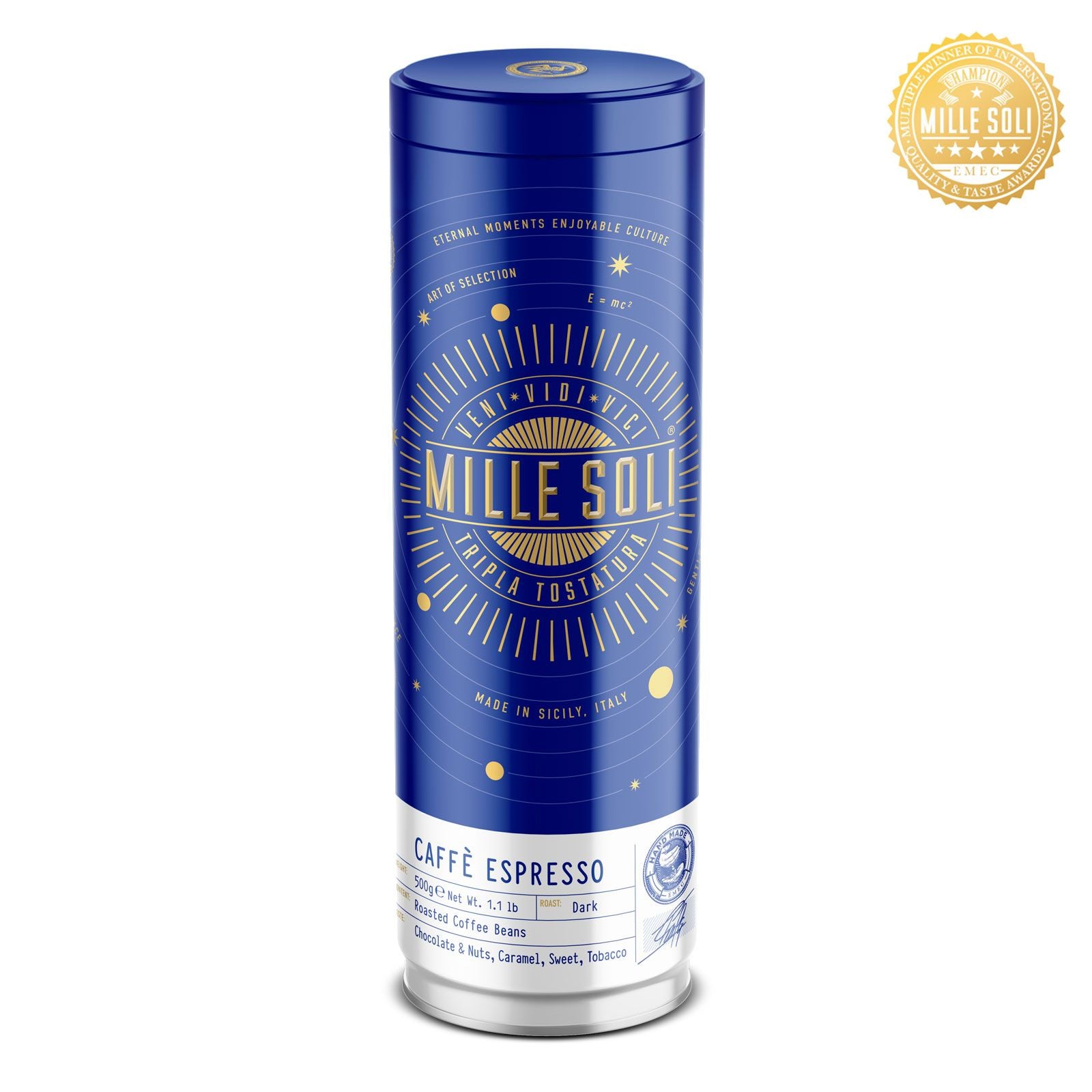 MILLE SOLI - CAFFÈ ESPRESSO - BOHNEN - 500g - Dose