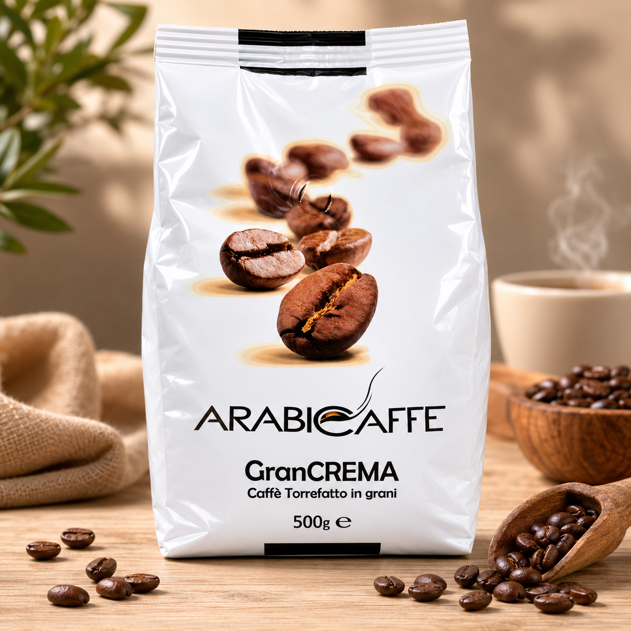 Arabicaffè GranCREMA 500g – Espresso ganze Bohnen 500g