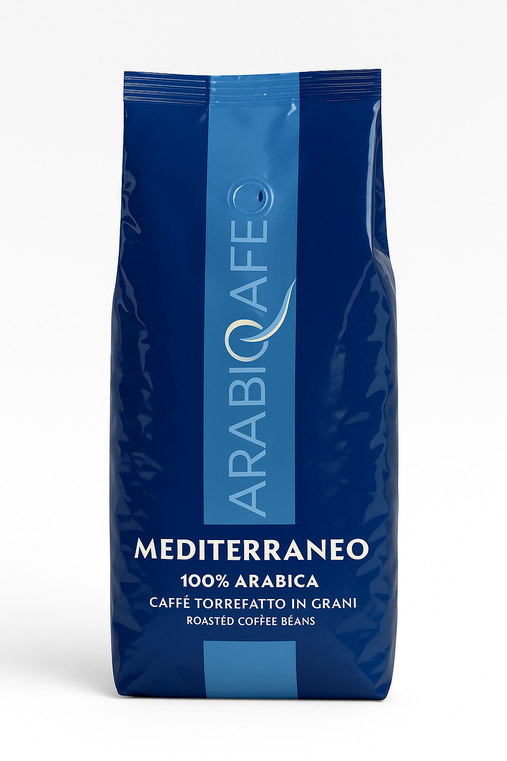 Arabicaffè MEDITERRANEO BLU –  ganze Bohnen 1 kg