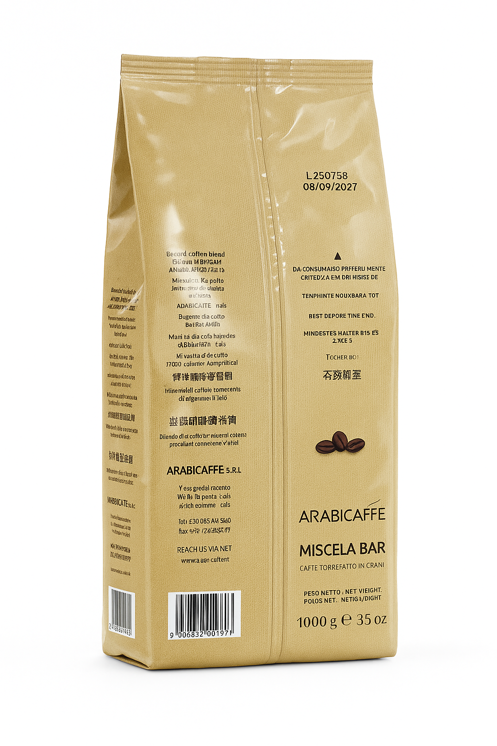Arabicaffè MISCELA BAR – ganze Bohnen 1 kg