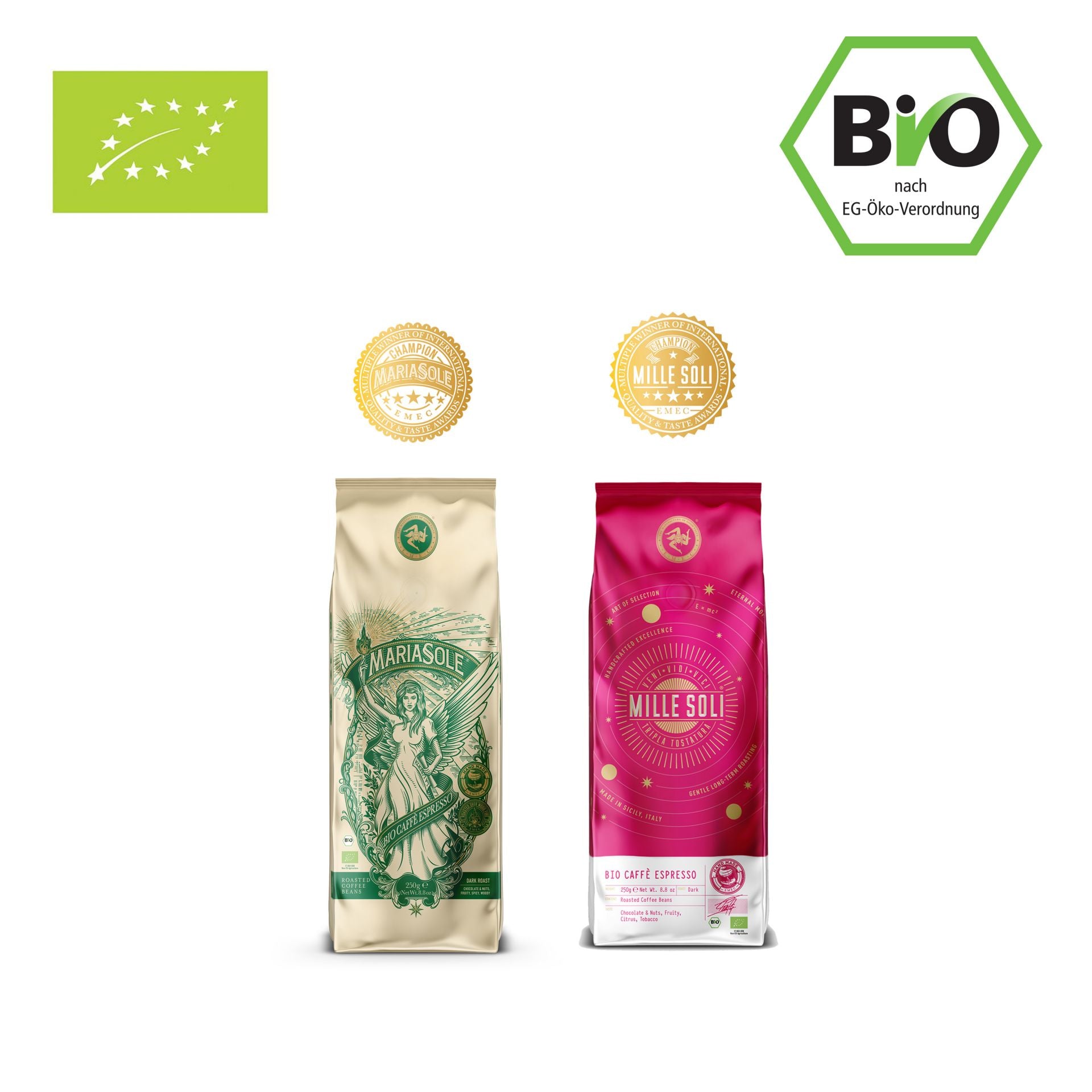 PROBIERSET BIO 2 X 250G BOHNEN