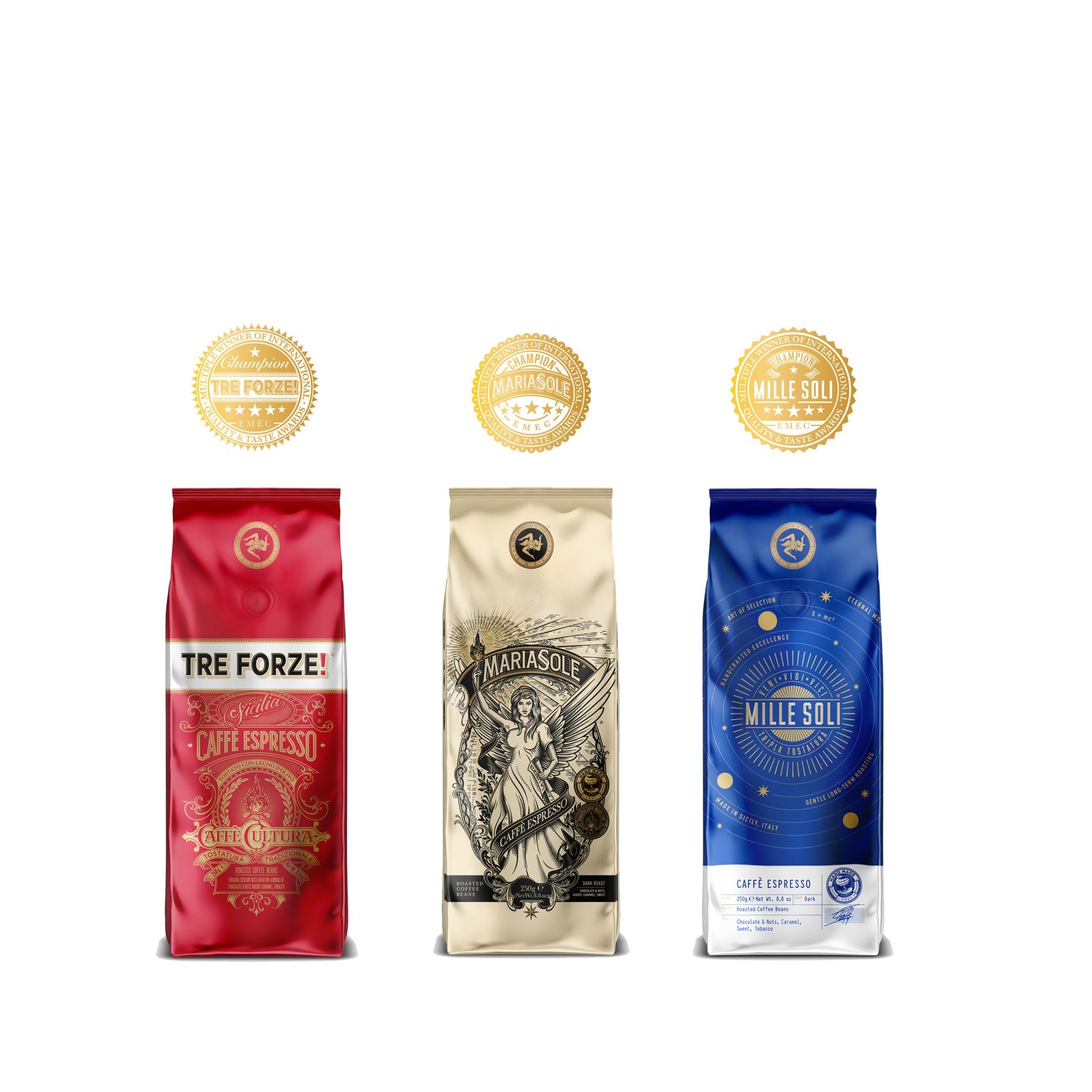 PROBIERSET ESPRESSO 3 X 250G BOHNEN