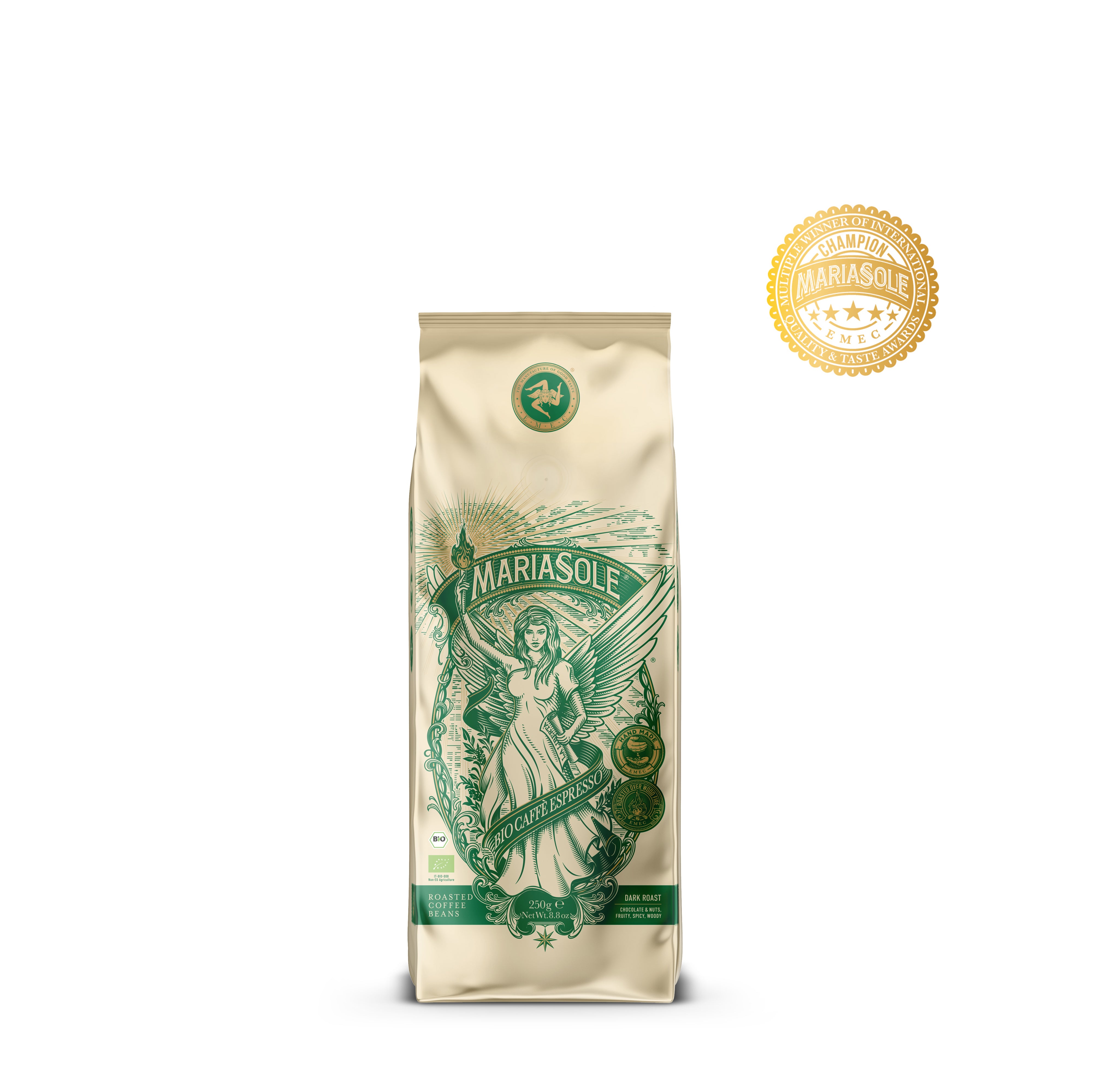 MARIASOLE - BIO Caffè Espresso - Bohnen - 250g Beutel