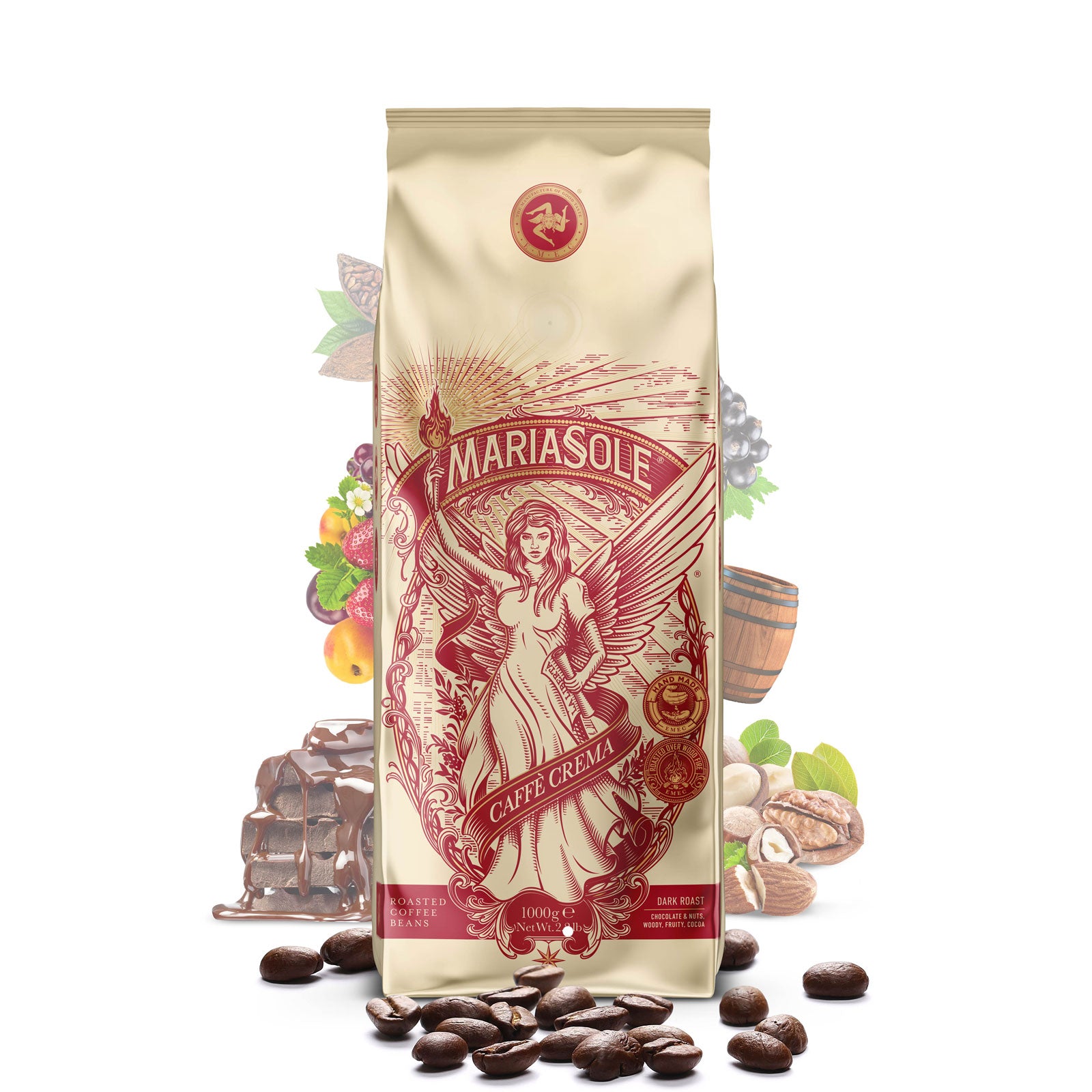 MARIASOLE - CAFFÈ CREMA - BOHNEN - 1 KG
