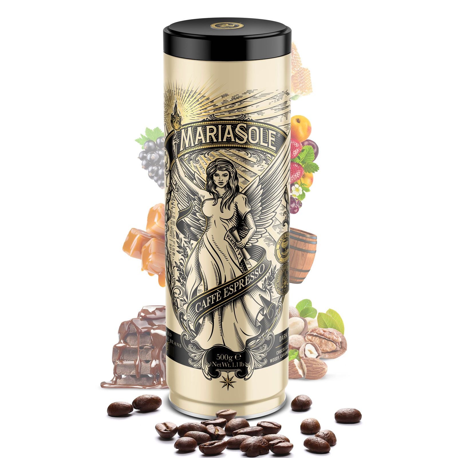 MARIASOLE - CAFFÈ ESPRESSO - BOHNEN - 500g - Dose