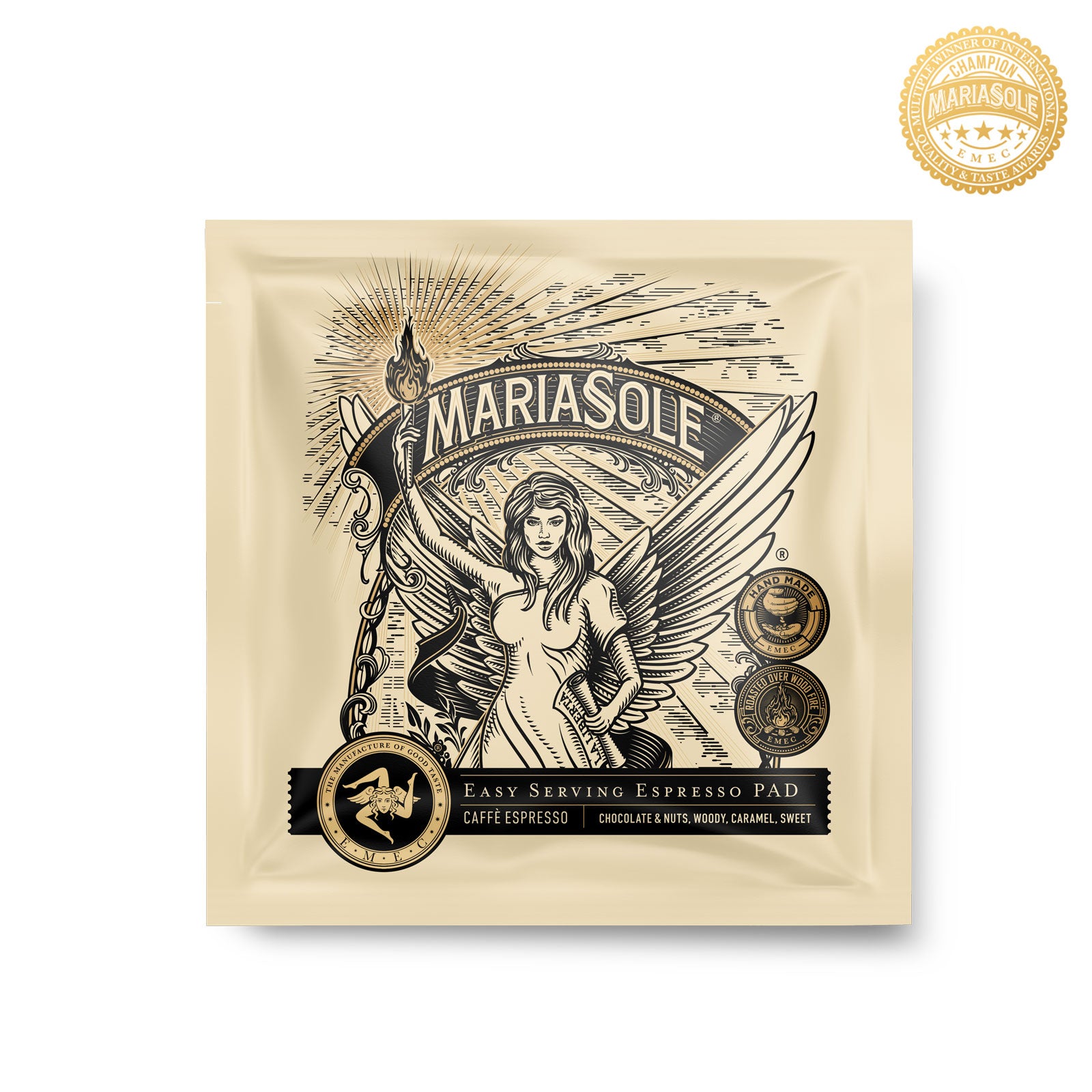 MARIASOLE - CAFFÈ ESPRESSO - E.S.E. Pads - 50 Stück je 7g -