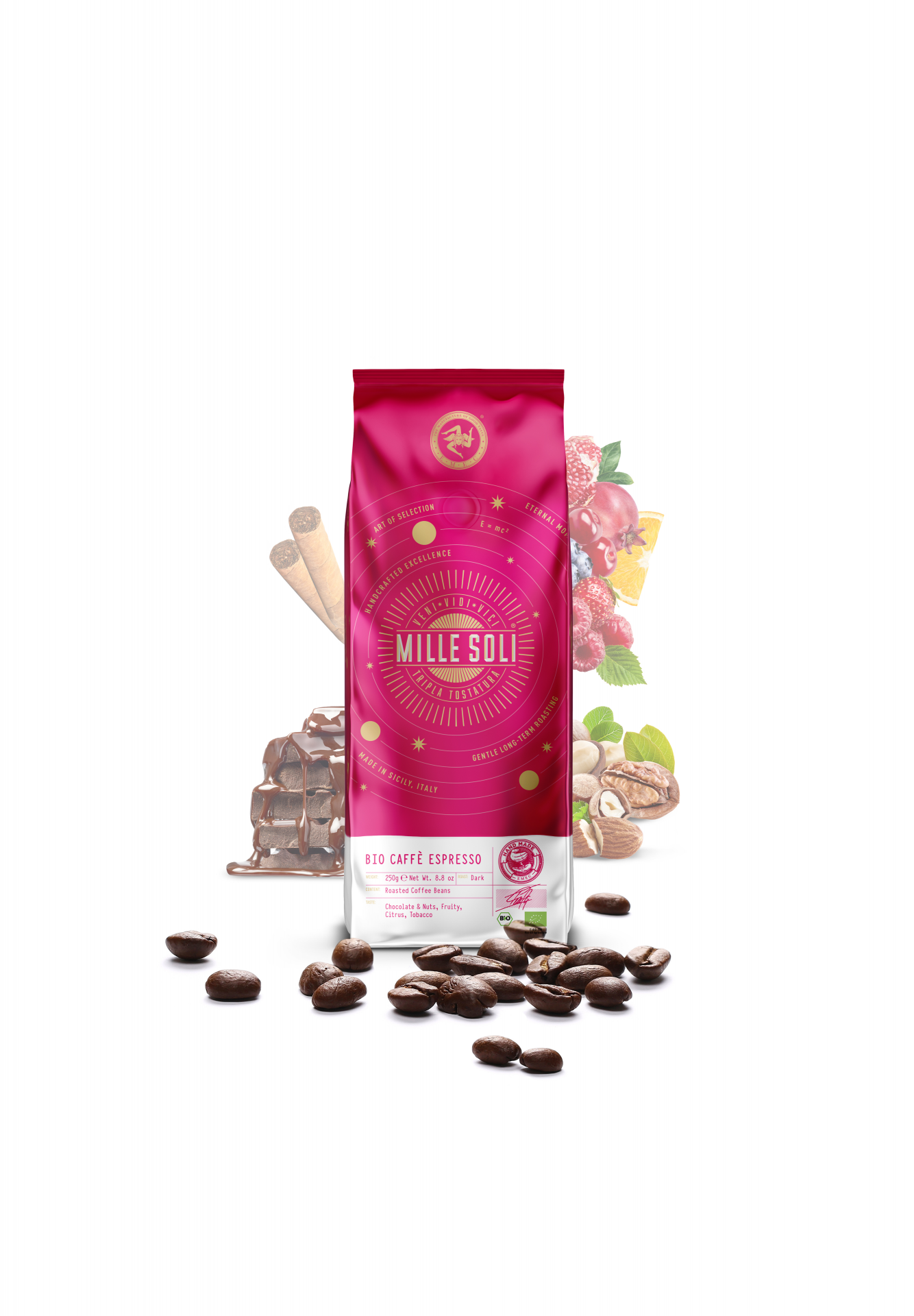 MILLE SOLI - BIO CAFFÈ ESPRESSO - BOHNEN 250g Beutel