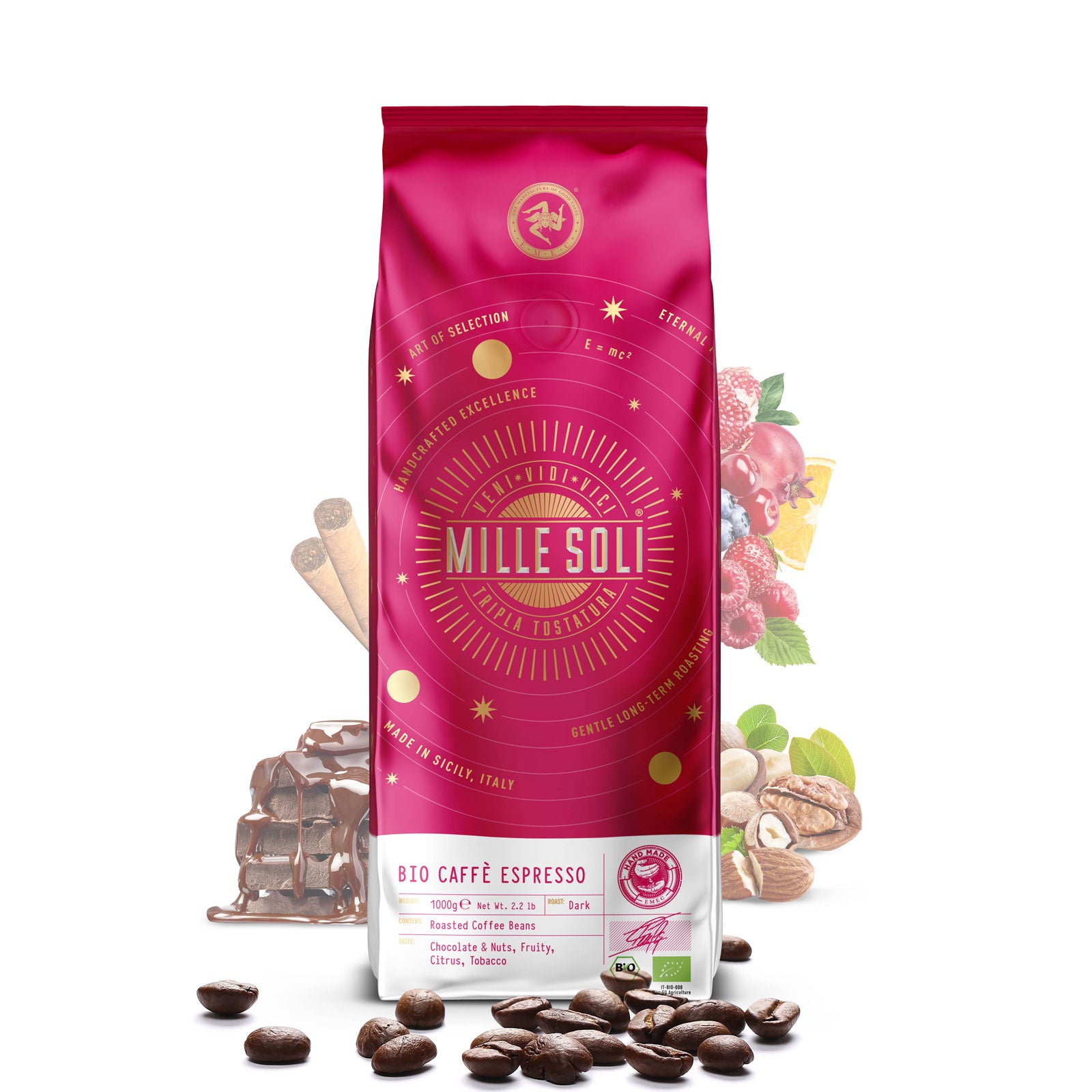 MILLE SOLI - BIO CAFFÈ ESPRESSO - BOHNEN 1 KG