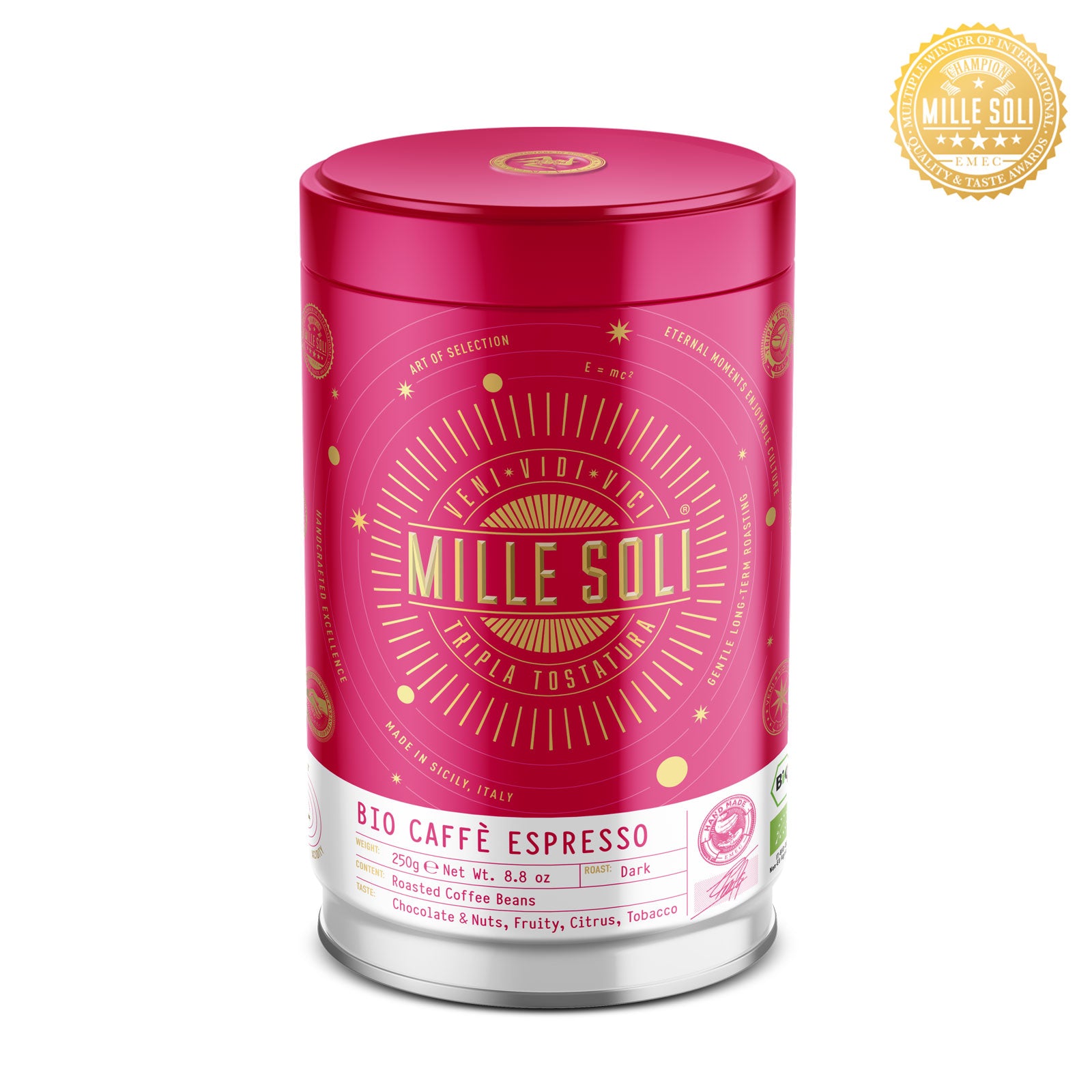 MILLE SOLI - BIO CAFFÈ ESPRESSO - BOHNEN - 0,25 KG - Dose