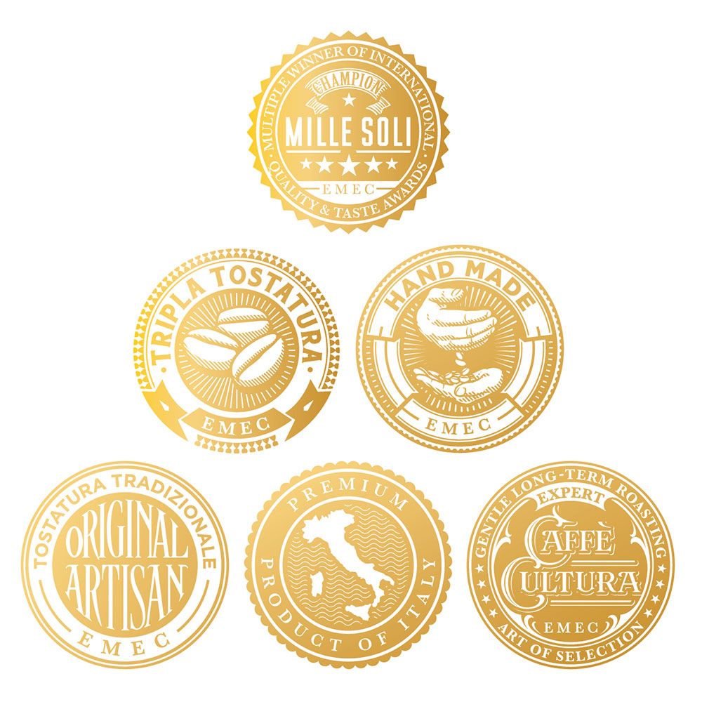 MILLE SOLI - CAFFÈ CREMA - E.S.E Pads - 50 Stück je 7g -