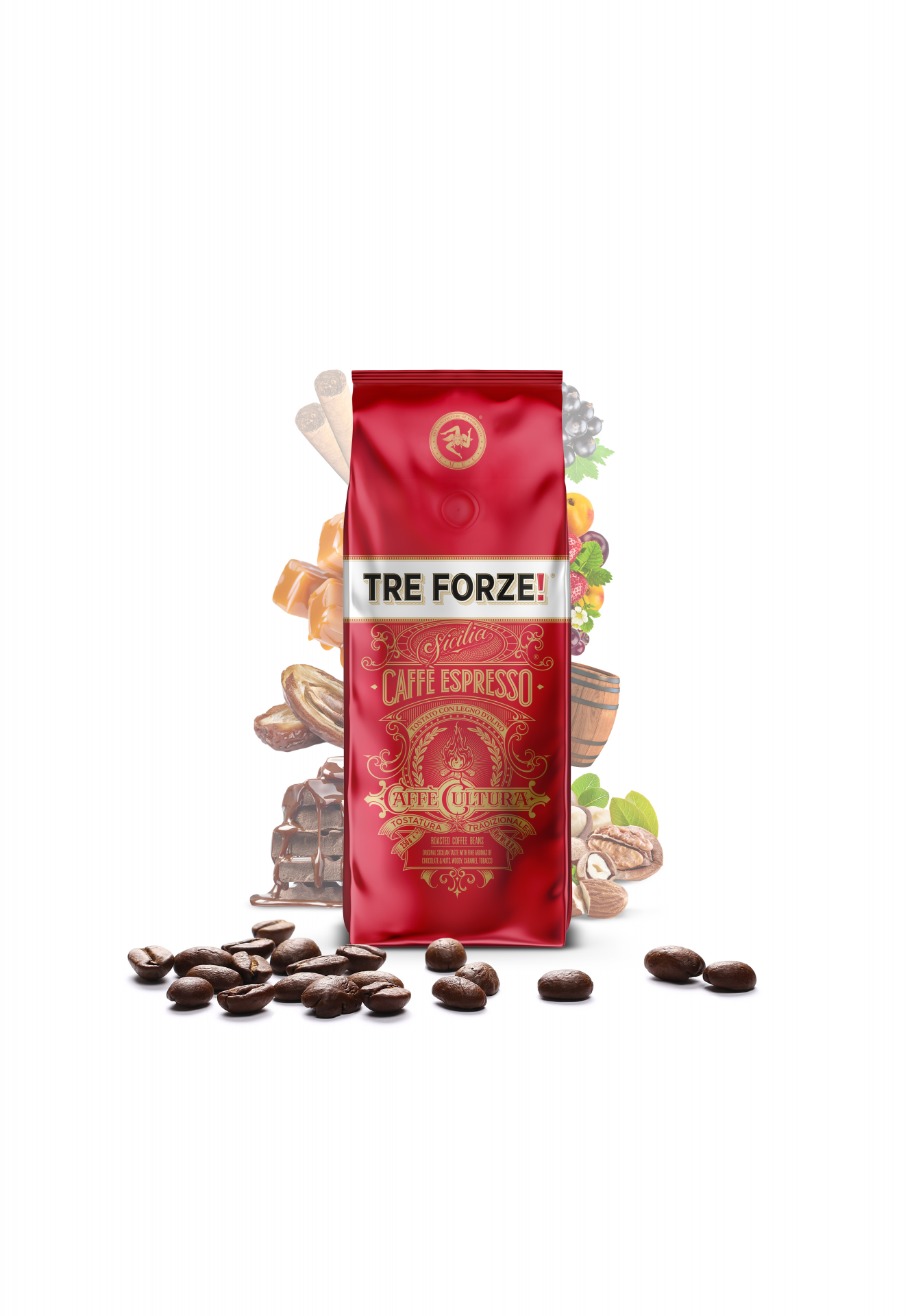 TRE FORZE! - Caffè Espresso - BOHNEN - 250g Beutel