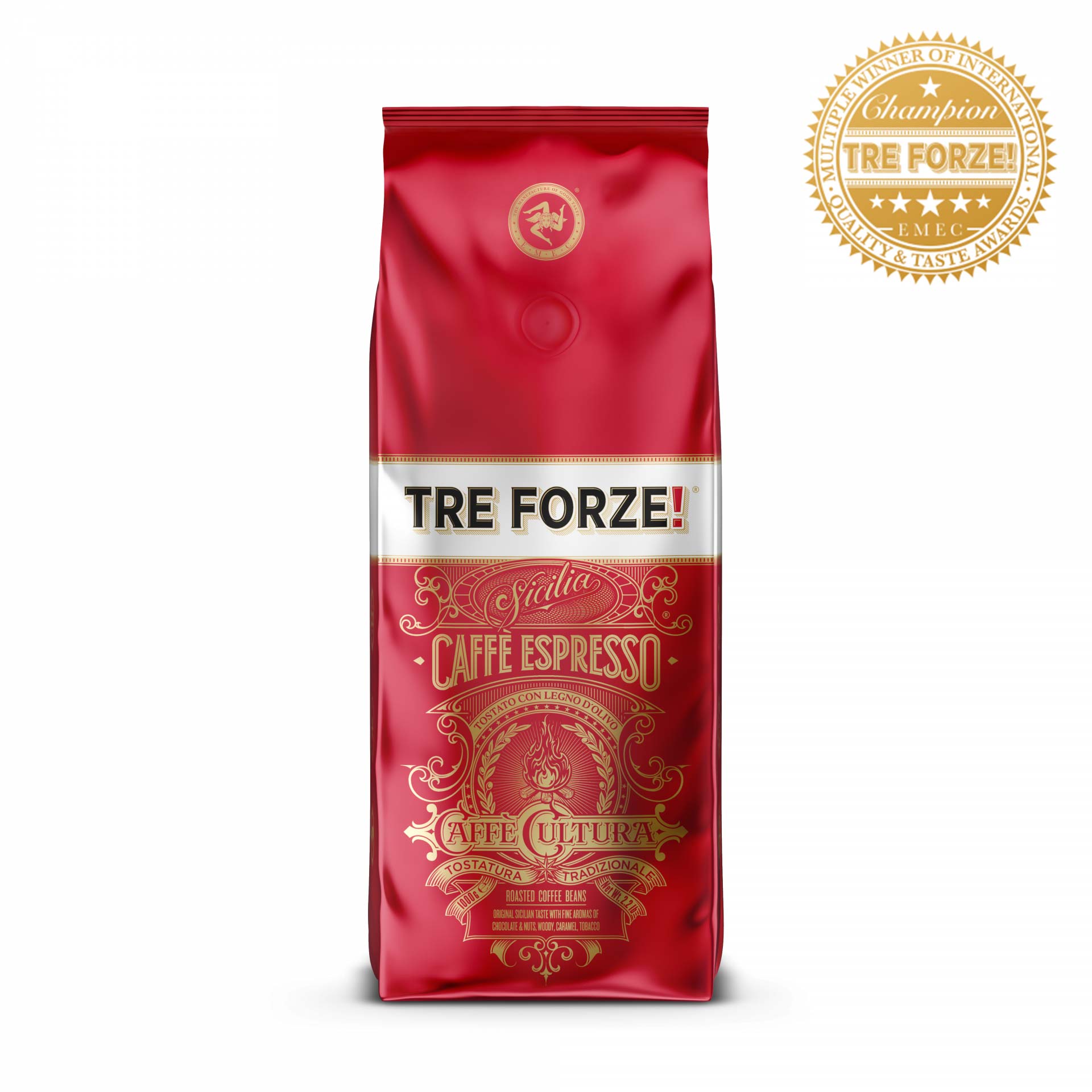 TRE FORZE! - Caffè Espresso - BOHNEN - 1 KG